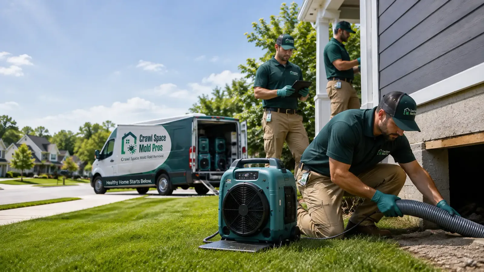 Crawl Space Mold Removal in Adams, MA